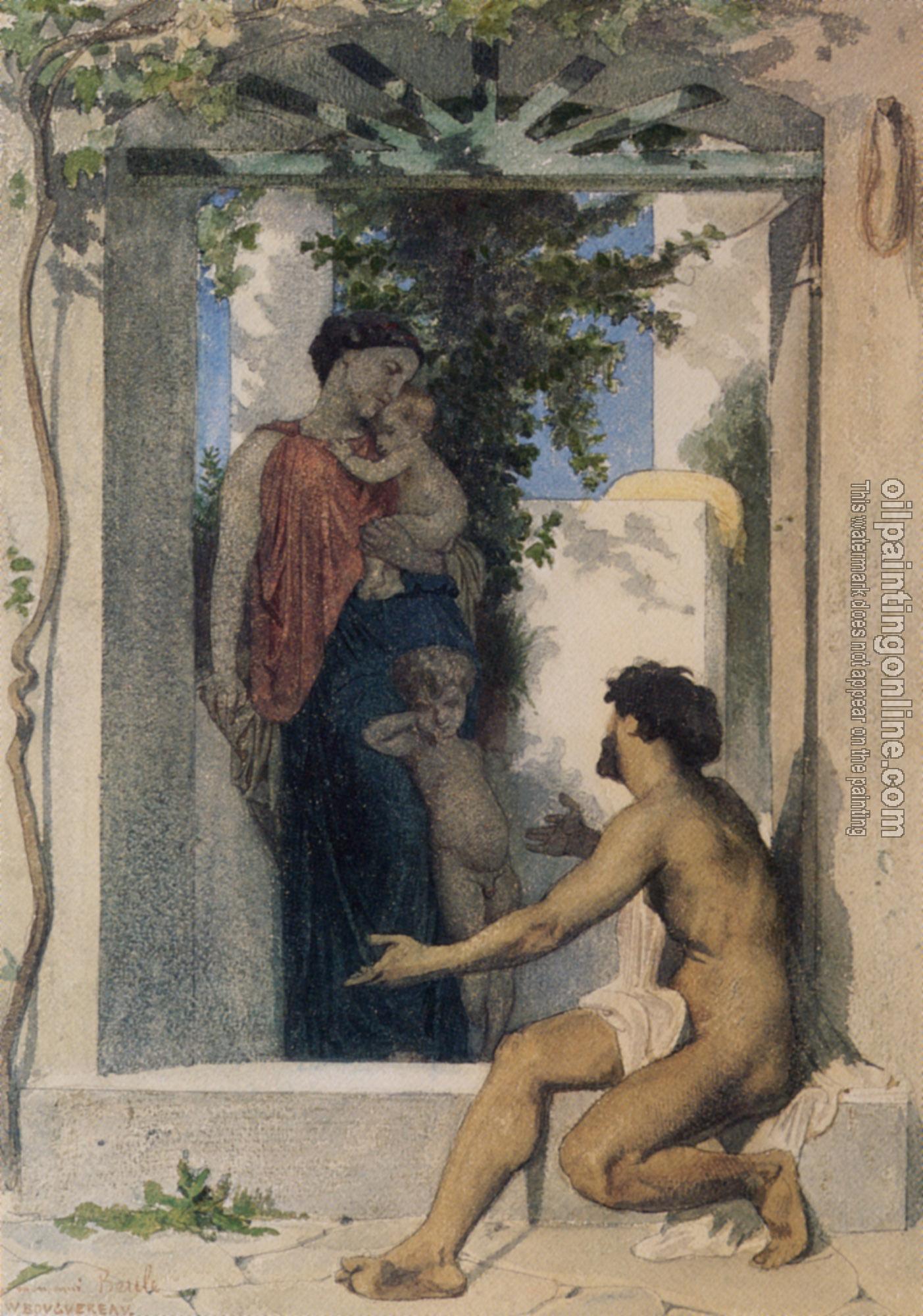 Bouguereau, William-Adolphe - La Charite Romaine, Roman Charity